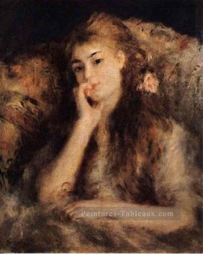 Pierre Auguste Renoir œuvres - portrait d’une fille Pierre Auguste Renoir